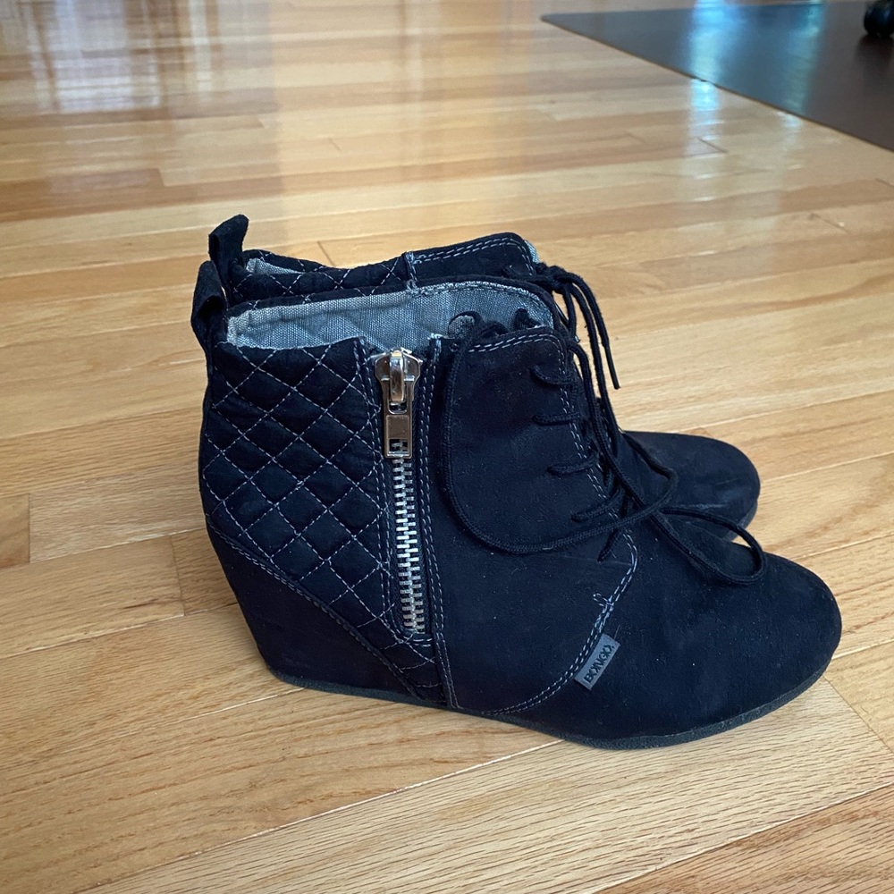 BLACK WINTER ANKLE BOOT